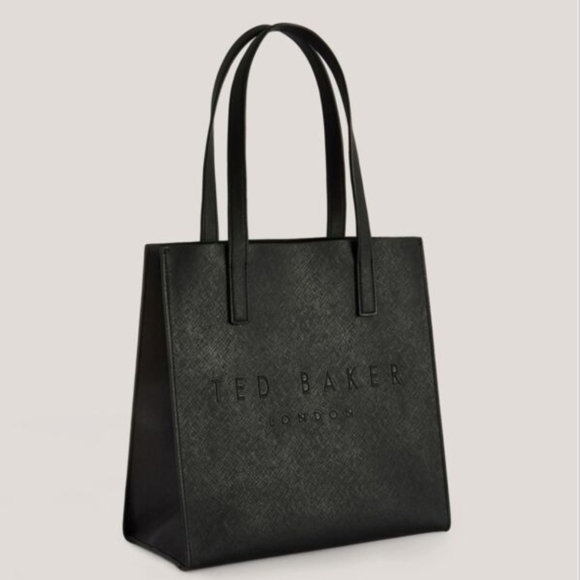Ted Baker London Handbags - Ted Baker SEACON Black Crosshatch Icon Bag NWT